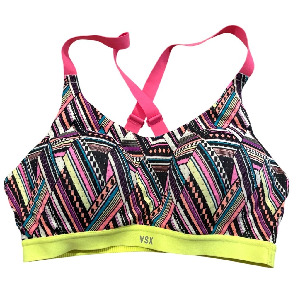 Victoria's Secret VSX Sport‎ Crossback Sports Bra Multicolor Size 34C